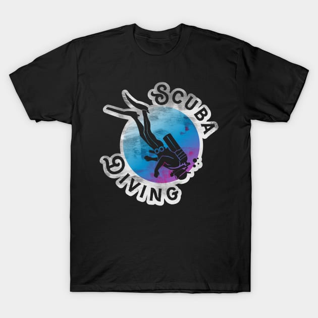 Scuba Diving T-Shirt by Dojaja